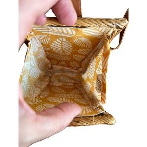 Claire small rattan crossbody